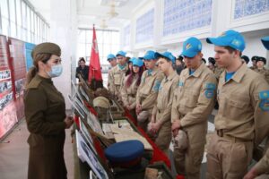 Военные провели урок мужества для учащихся и студентов Петропавловска