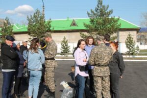 В СКО новобранцев весеннего призыва отправили на службу