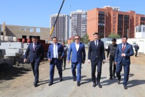 Кумар Аксакалов посетил стройплощадки Петропавловска 7 Кумар Аксакалов посетил стройплощадки Петропавловска
