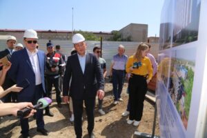 Кумар Аксакалов посетил стройплощадки Петропавловска 9 Кумар Аксакалов посетил стройплощадки Петропавловска