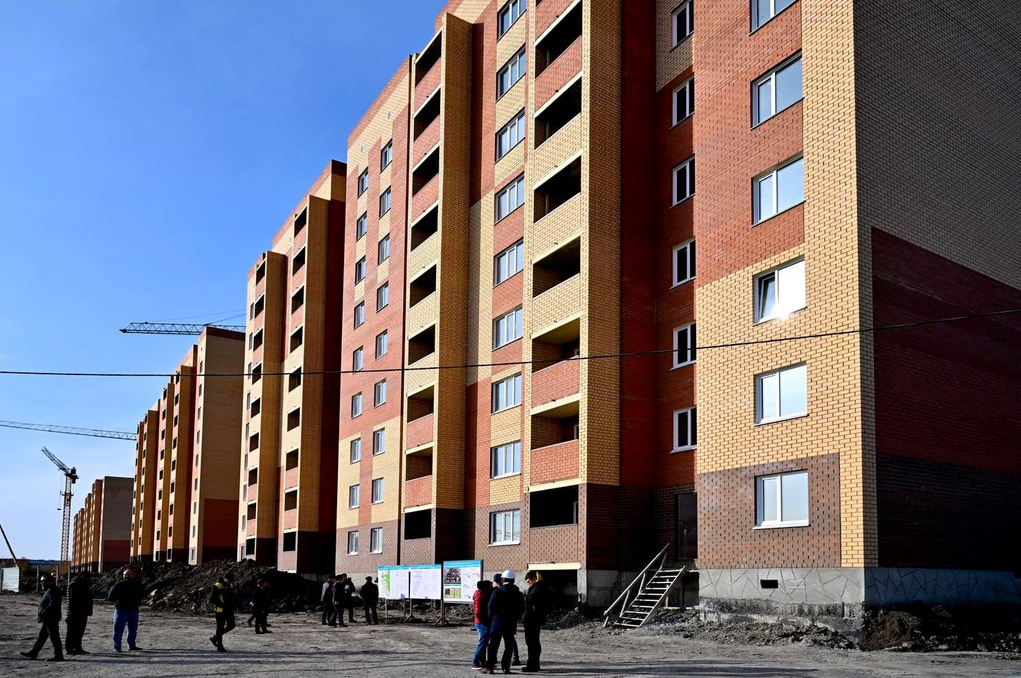 В Петропавловске возводится тридцать два многоквартирных дома
