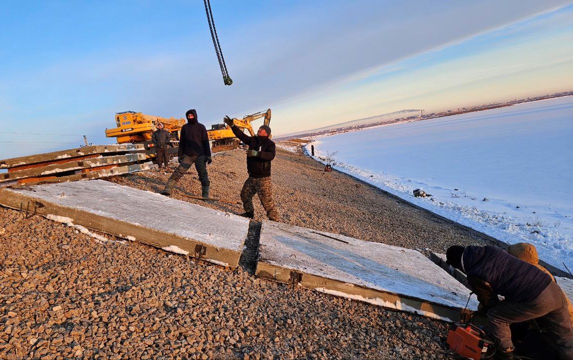 В Северном Казахстане завершаются работы по наращиванию и укреплению дамб